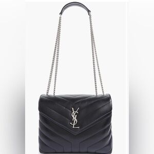 Saint Laurent Small LoulouMatelassé Leather Shoulder Bag